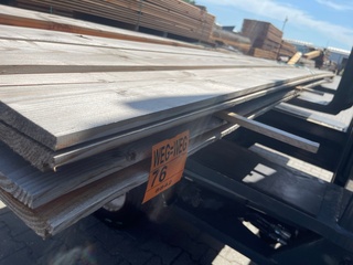 Ca. 20x Douglas Zweeds Rabat, 26x190mm, lengte 400cm
